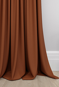 Ascot, Terracotta - Made to Measure Curtains